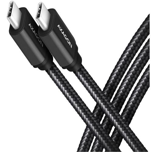 Cablu de date Axagon BUCM32-CM05AB, USB-C 3.2 Gen 2, 0.5m, Negru
