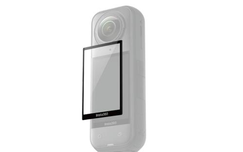 Protectie ecran cu racire pentru Insta360 X5, Sticla Securizata, CINSBAHS (Negru/Transparent)