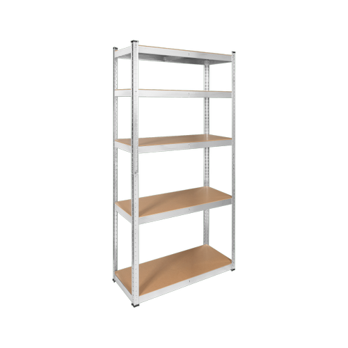 Raft metalic cu rafturi, REBEL, 2 in 1, 5 rafturi, Pentru garaj 180x90x40cm, 875kg