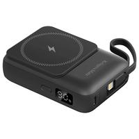 Acumulator extern Kruger&Matz KM0913-B, 10000 mAh, Wireless, USB Type-C, USB-A (Negru)