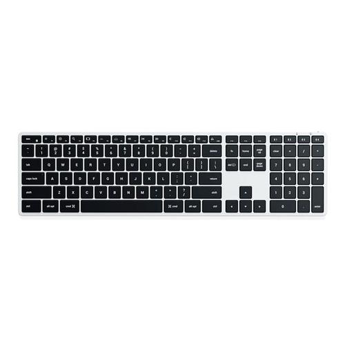 Tastatura Slim X3, Satechi, Bluetooth, Retroiluminata (Argintiu)