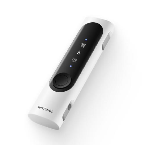 Withings Beam-O - Dispozitiv MultiScan 4 in 1 de evaluare a sanatatii (termometru, EKG, SPO2, stetoscop digital)