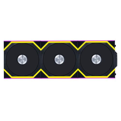 Set 3 ventilatore Lian Li UNI FAN SL Wireless, iluminare ARGB, PWM  Controller,  120 mm