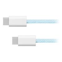 Cablu de date Kruger&Matz KM1272-1.5BL, TYPE C - TYPE C, 100W, 1.5 m (Albastru)