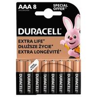 Baterie alcalina Duracell MN2400 LR03 AAA, 8 bucati