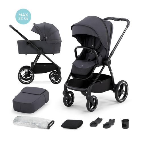 Carucior modular 2 in 1 Kinderkraft Nea, 0 - 22kg, Gri