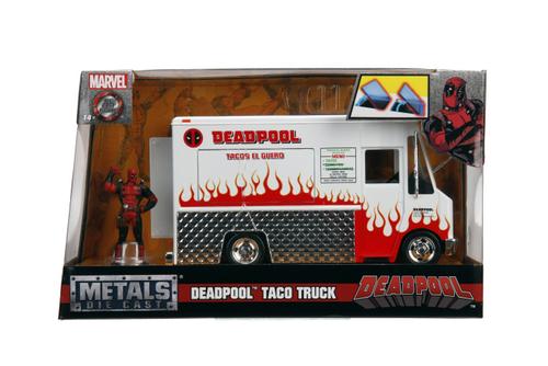 Set Marvel - Figurina Deadpool si Camionul de Mancare