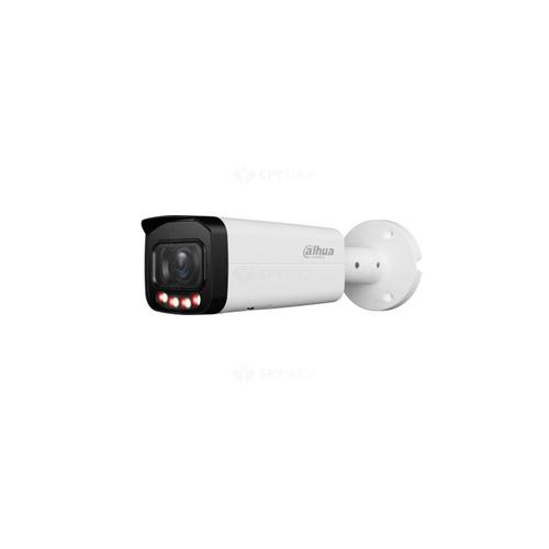 Camera supraveghere exterior IP cu iluminare duala Dahua WizSense IPC-HFW2849T-ZAS-IL-27135, 8 MP, 2.7 mm – 13.5 mm motorizata, IR/lumina calda 60 m, microfon incorporat, slot card, PoE