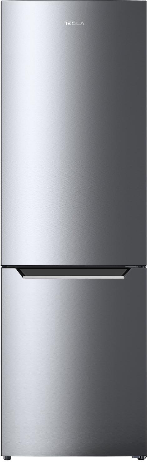 Combina frigorifica Tesla RC3200FHXE, 293 l, Clasa E, NO Frost, Iluminare LED, H 185 cm (Inox)