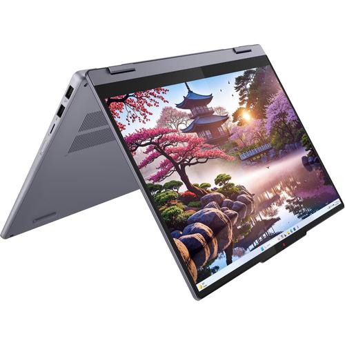 Laptop 2in1 Lenovo IdeaPad 5 14AKP10 (Procesor AMD Ryzen™ Al 7 350 (16M Cache, up to 5.00 GHz) 14inch WUXGA OLED Touch, 24GB LPDDR5X, 1TB SSD, AMD Radeon 860M Graphics, Gri)