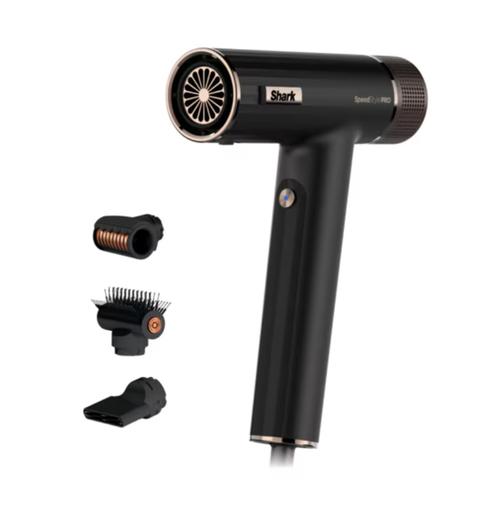 Uscator de par Shark SpeedStyle Pro HD731EU, 220-240v, 1750W, 4 trepte de temperatura, concentrator turbo (Negru)