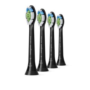 Rezerve periuta de dinti electric Philips Sonicare Optimal White HX6064/88, 4 bucati (Negru)