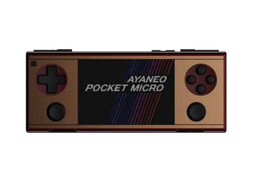 Consola AYANEO Pocket Micro, 3.5inch IPS, MediaTek Helios G99, 8GB LPDDR4X, 256GB SSD, Wi-Fi, Bluetooth (Auriu)