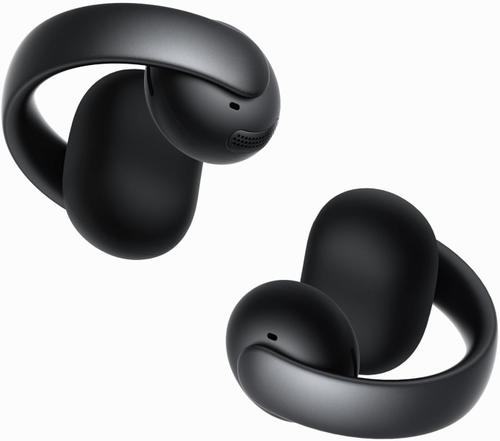 Casti true wireless Soundcore AeroClip by Anker Open-Ear Clip-On, Bluetooth, 4 Microfoane si AI, Hi-Res, IPX4 (Negru)