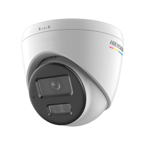 Camera supraveghere IP Dome cu iluminare duala Hikvision Value ColorVu DS-2CD1367G2H-LIU, 6 MP, 2.8 mm, Iluminare IR/Lumina alba 30 m, microfon, PoE