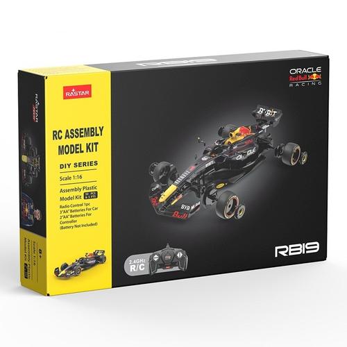 Masinuta cu telecomanda Red Bull F1 RB19, pentru asamblare, 1:16