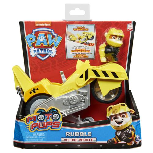 Moto Pups Rubble Si Motocicleta Deluxe - Patrula Catelusilor