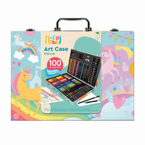 Set De Desen Deluxe Cu 100 De Accesorii Unicorn