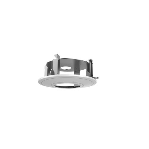 Suport Hikvision montaj tavan DS-1227ZJ-DM37, metal si plastic, alb, dimensiuni: Ø 225 mm × 98.2 mm, greutate: 700g