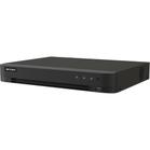 DVR 8 canale, 5 MP, Hikvision iDS-7208HUHI-M1/X/4A+8/4 AcuSense, 1U H265 pro+, audio prin coaxial, 32Kbps, slot HDD 12TB