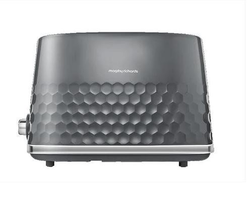 Prajitor de paine Morphy Richards MUC-TH22G, 850 W, 2 felii, 7 trepte rumenire (Gri)