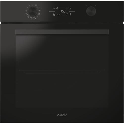 Cuptor incorporabil Candy Titanium CA6 N5B3LYTB, Electric, 78 litri, Curatare Pirolitica & curatare cu abur, WiFi, Tehnologie STEAM Lite, 13 functii, Raft telescopic, Clasa A++ (Negru) - 0 | YEO