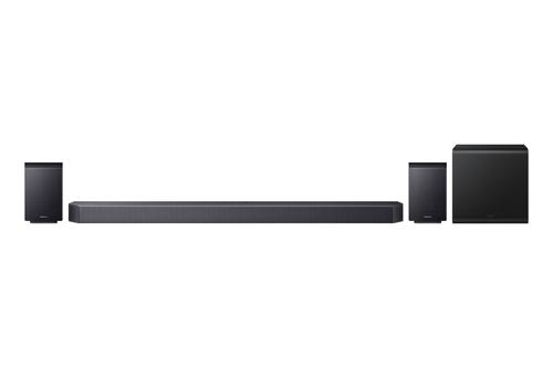 Soundbar Samsung HW-Q930F, 9.1.4, Wi-Fi, Subwoofer Wireless si Rear Speaker, HDR10+, HDMI, Bluetooth, Wi-Fi (Negru Titan)