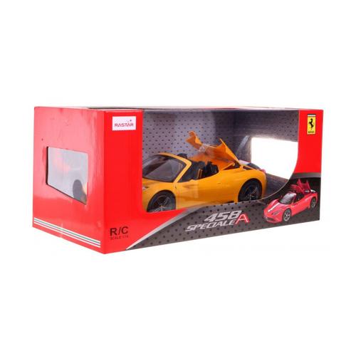 Masina cu telecomanda Ferrari 458 Speciale A, scara 1 la 14 (Galben)