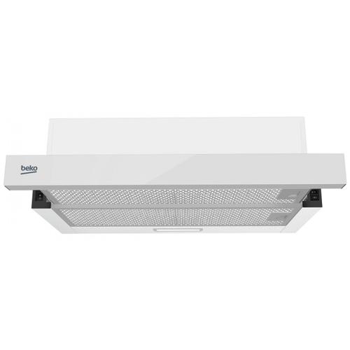 Hota incorporabila telescopica Beko HNT63322WH, Putere de absortie 320 mc/h, Filtre metalice lavabile, Iluminare LED (Alb)