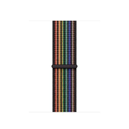 Curea Smartwatch Apple MN6M3ZM/A pentru Watch 41mm, Pride Edition Nike Sport Loop (Multicolor)