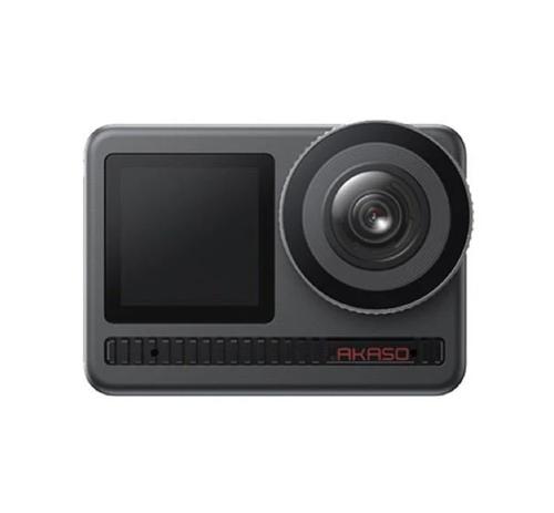 Camera video de actiune AKASO Brave 8, 4K 60FPS, 48MP, SuperSmooth EIS, 150° Wide Angle, Touchscreen, 8X Zoom, Slow Motion 16x, IPX8, WiFi, cu 2 baterii 1550mAh, card 64GB inclus (Negru)