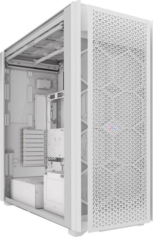 Carcasa Corsair 9000D RGB AIRFLOW, Super Full-Tower, Tempered glass, Alb