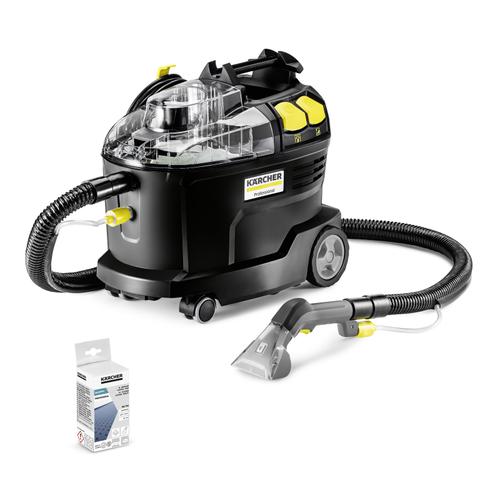 Aspirator cu spalare prin injectie-extractie profesional Karcher Puzzi 8/1 Anniversary Edition, 1200 W, 71 l/s, 12-18 m2/h (Negru) Aspirator cu spalare prin injectie-extractie profesional Karcher Puzzi 8/1 Anniversary Edition, 1200 W, 71 l/s, 12-18 m2/h (Negru)