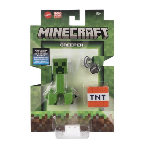 Figurina  Minecraft Craft A Block - Creeper, 8cm (Verde)