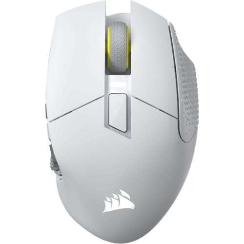 Mouse Wireless Corsair Scimitar elite, RGB LED, USB/Bluetooth, 33000 dpi, Senzor optic Corsair Marksman S, Alb