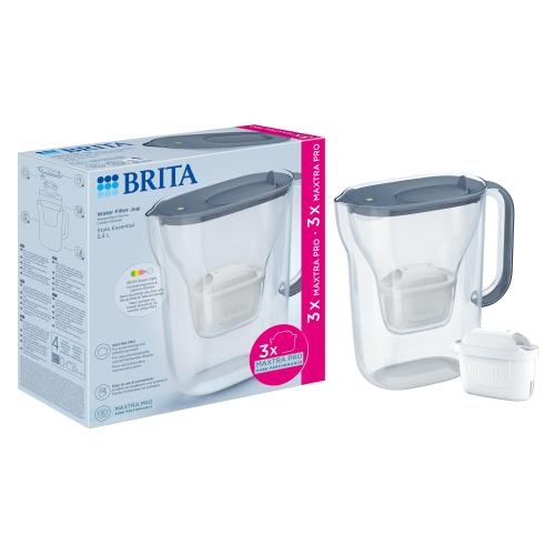 Starter pack BRITA Style 2,4 L + 3 filtre Maxtra Pro (Albastru) Starter pack BRITA Style 2,4 L + 3 filtre Maxtra Pro (Albastru)
