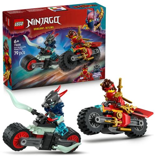 LEGO® NINJAGO® - Cursa de viteza cu motocicleta lui Kai 71838, 79 piese