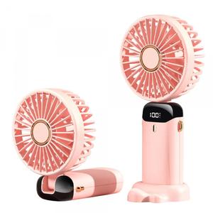Ventilator Portabil Techsuit N15, 1800mAh (Roz)