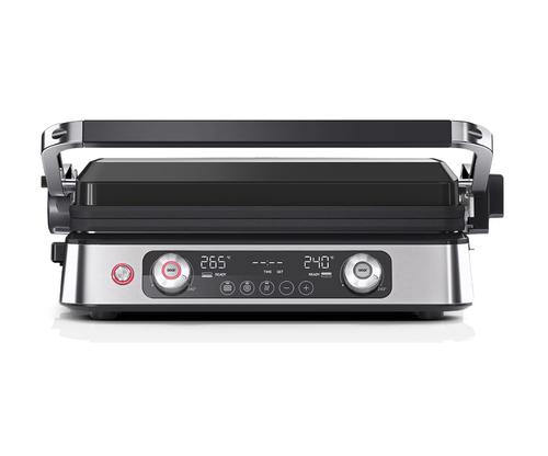 Gratar electric BRAUN MultiGrill 9 Pro CG9140, 2200 W, 7 trepte, 2 elemnte incalzire, Manere reci (Argintiu/Negru)