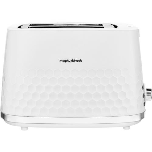 Prajitor de paine Morphy Richards MUC-TH2W, 2 felii, 850 W, 7 trepte putere (Alb)