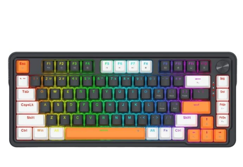Tastatura gaming Redragon Landshaker, iluminare RGB, Wired, USB (Multicolor)