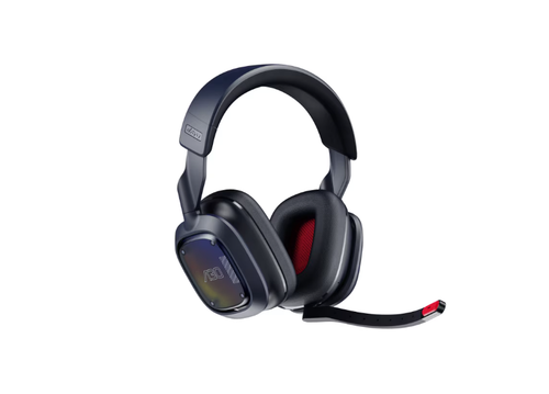 Casti Gaming Logitech Astro A30, PS4/PS5, Wireless 2.4GHz, Jack 3.5mm (Negru/Albastru)