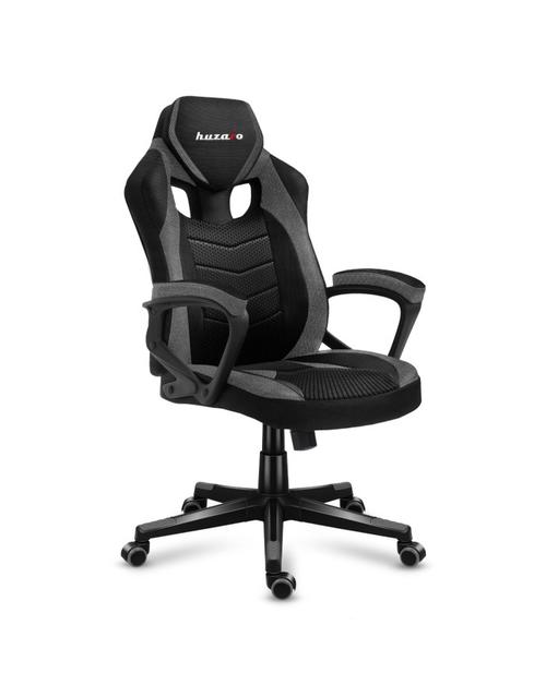 Scaun gaming Huzaro HZ-Force 2.5, Mesh, Cotiere moi, Cadru otel, Functie balans SoftFlex (Gri/Negru)
