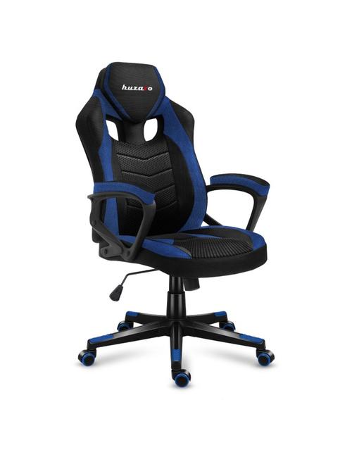 Scaun gaming Huzaro HZ-Force 2.5, Mesh, Cotiere moi, Cadru otel, Functie balans SoftFlex (Albastru/Negru)