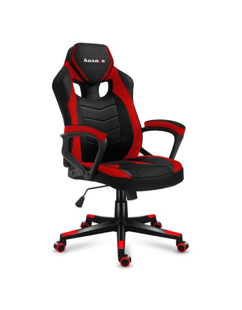 Scaun gaming Huzaro HZ-Force 2.5, Mesh, Cotiere moi, Cadru otel, Functie balans SoftFlex (Rosu/Negru)