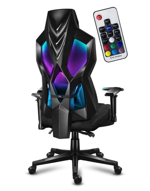 Scaun gaming Huzaro HZ-Combat 6.2 RGB, Mesh, RGB LED, Cotiere 3D, Tetiera reglabila, Cadru Nylon FX (Negru)