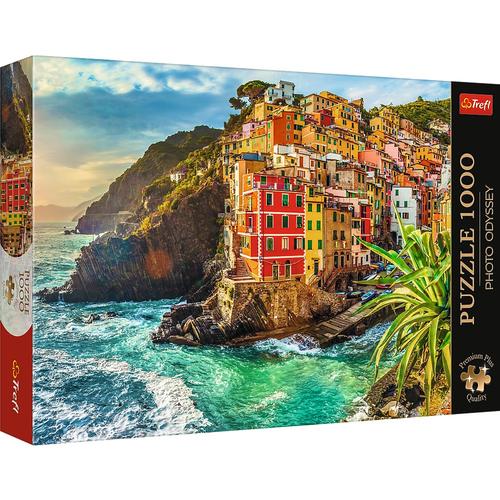 Puzzle Trefl - Orasul Riomaggiore, Premium Plus, 1000 piese