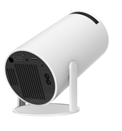 Proiector Portabil iSEN HY-300 Pro 4K, Ecran 2.69inch LCD TFT, 1GB RAM, 8GB Flash, Android 11, CPU Quad-core ARM Cortex-A53, WiFi 6 + BT5.0 (Alb)