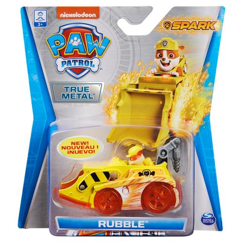 Masinuta Paw Patrol True Metal - Spark, Rubble