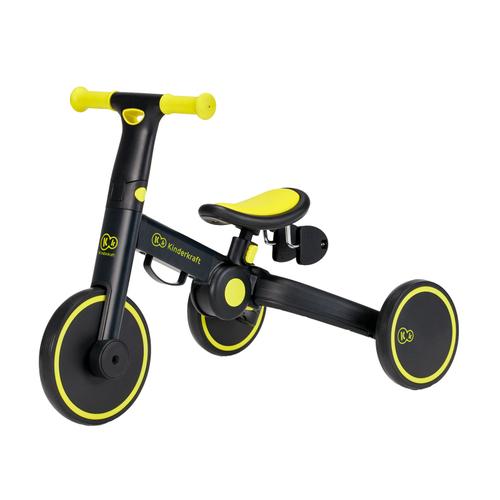 Tricicleta 3 in 1  Kinderkraft 4Trike, Greutate maxima suportata 25 Kg, Negru